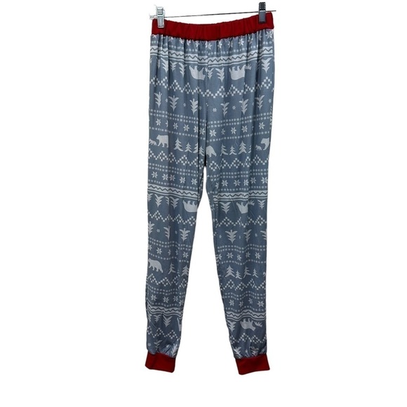 PatPat Bear Christmas Holiday Cozy Pajamas, size Medium - Picture 4 of 6
